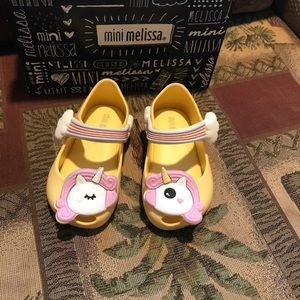 🆕Mini Melissa Unicorn Shoes Toddler 5